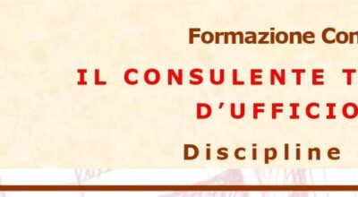 CREDITI FORMATIVI DEONTOLOGICI in modalità streaming – Il consulente tecnico d’ufficio